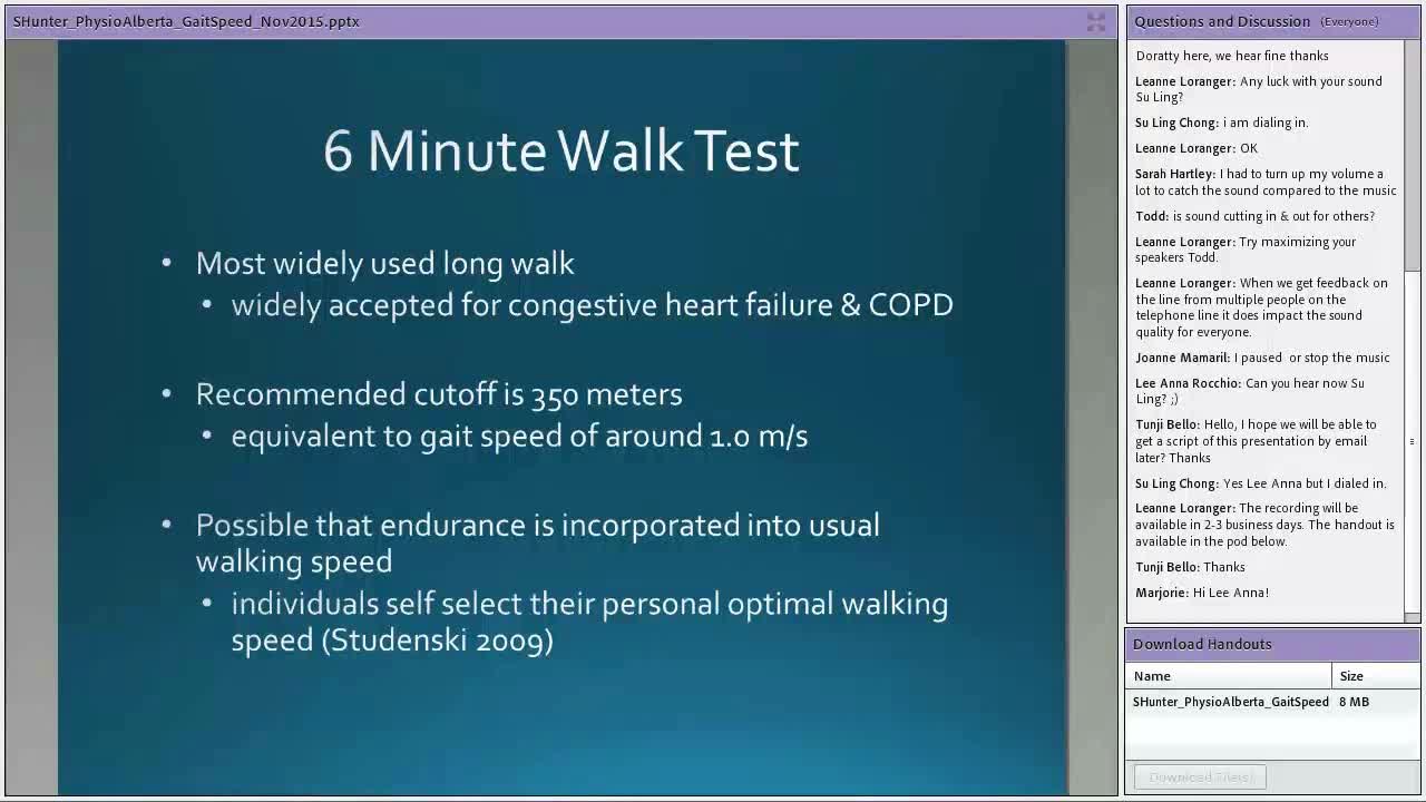 步速作为老年康复的重要标志（7）