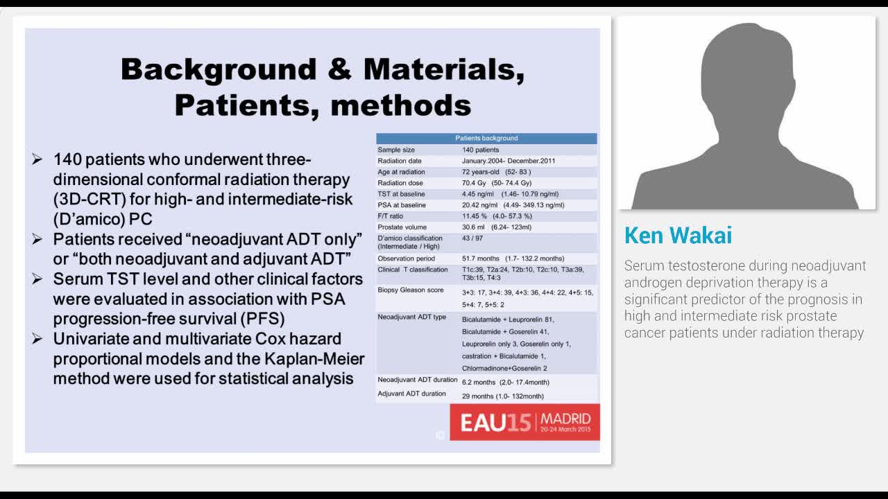 Serum testosterone during neoadjuvant androgen deprivatio..-