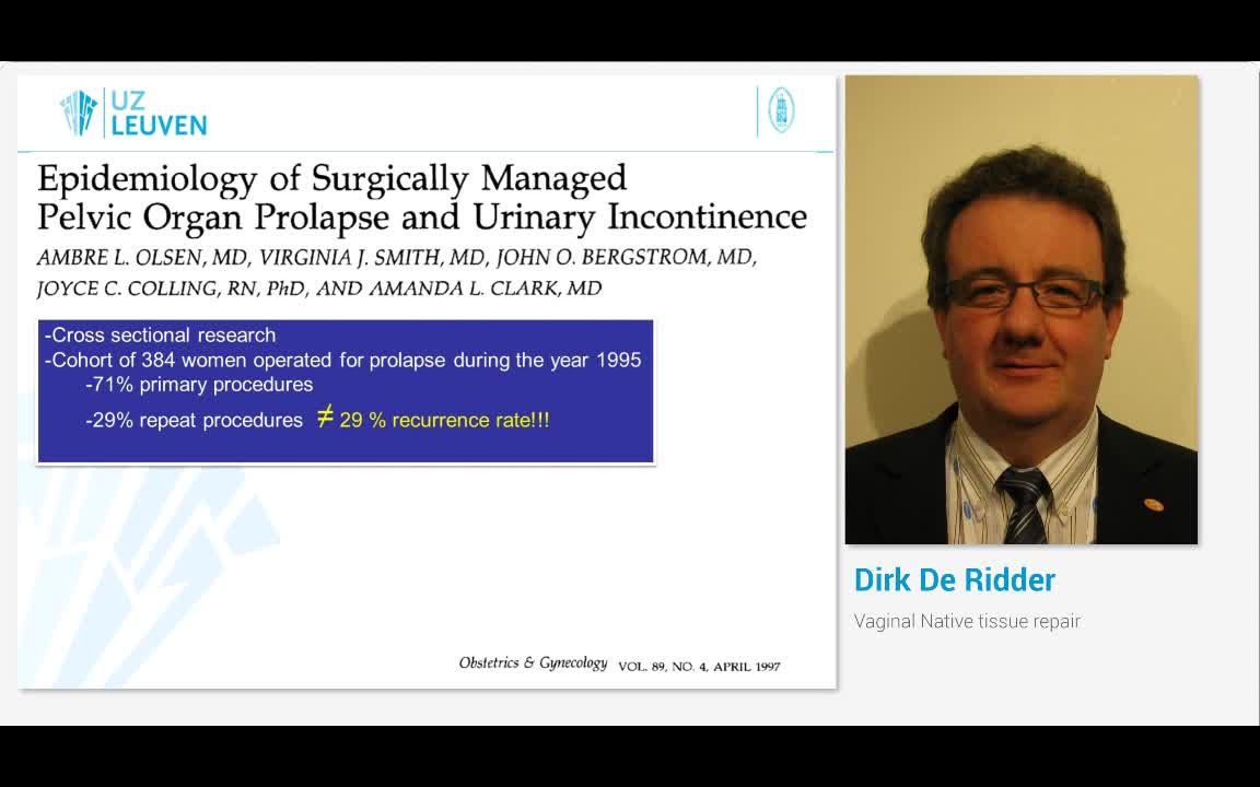 Vaginal Native tissue repair