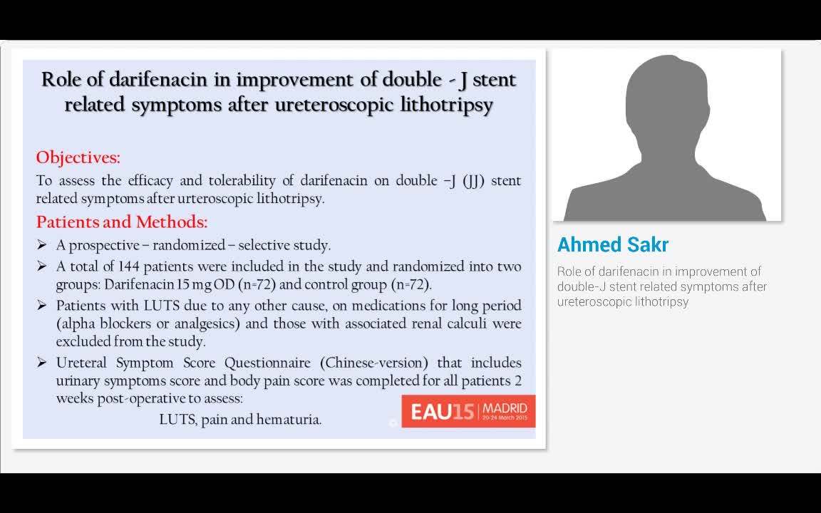 Role of darifenacin in improvement of double-J stent rela..-