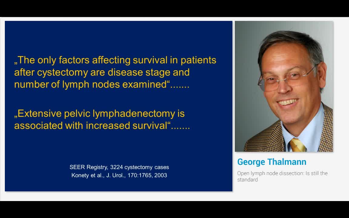 Open lymph node dissection, Is still the standard