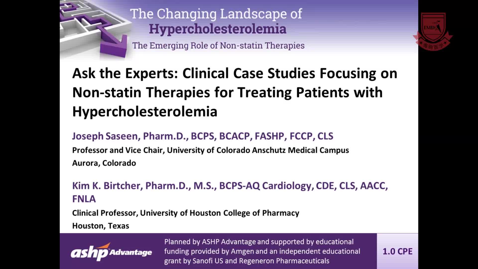 专家咨询-非他汀类药物治疗高胆固醇血症患者的临床案例研究1