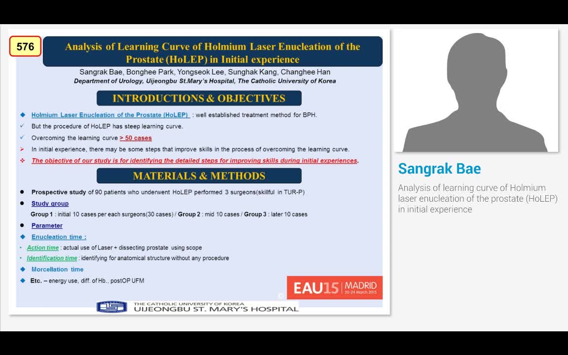 Analysis of learning curve of Holmium laser enucleation o..-