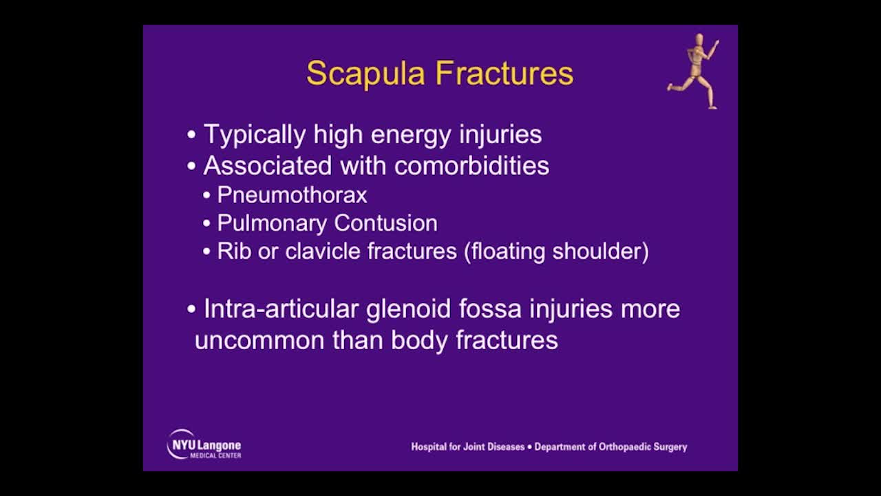 Intra-articular Glenoid Fracture