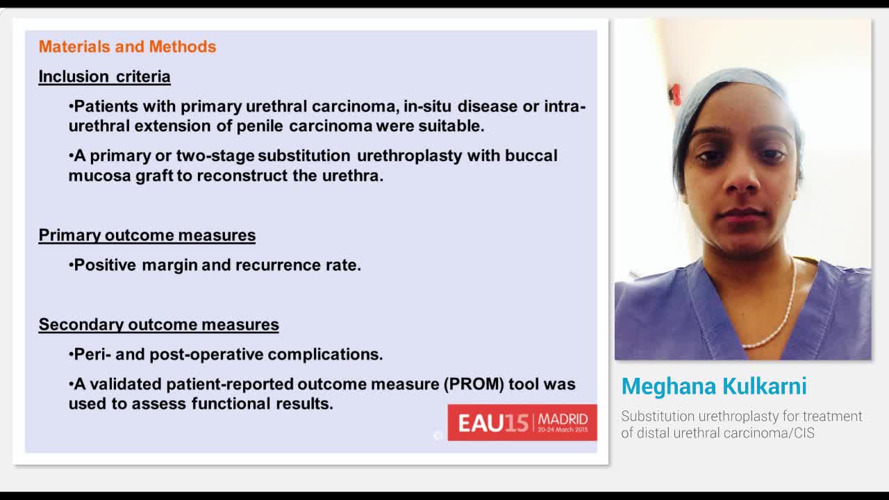 Substitution urethroplasty for treatment of distal urethr..-