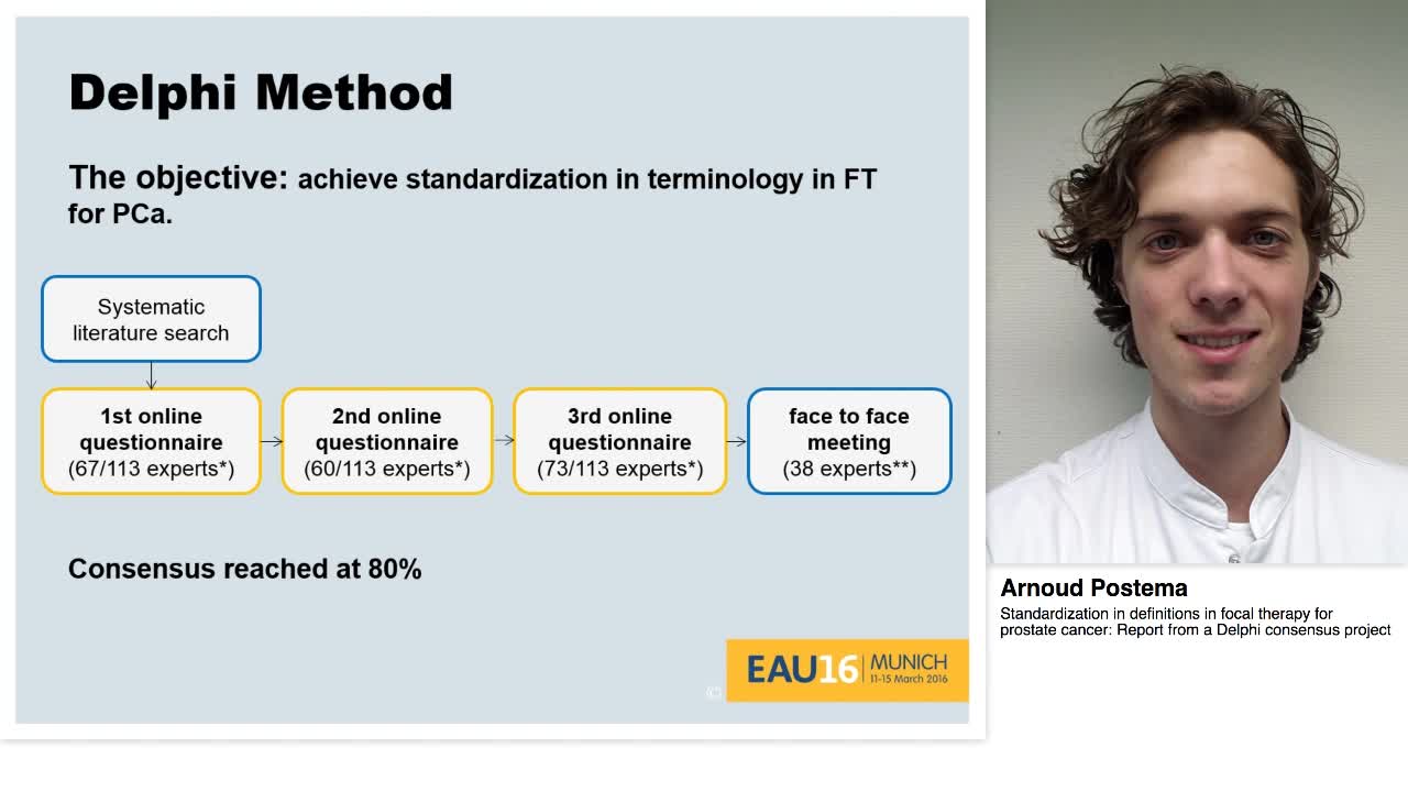 Standardization in definitions in focal therapy for prost-