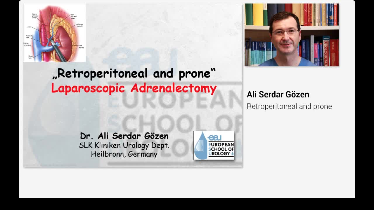 Retroperitoneal and prone