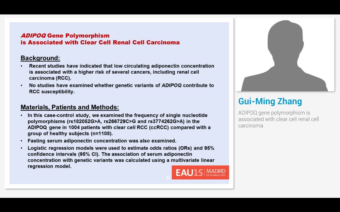 ADIPOQ gene polymorphism is associated with clear cell re..-