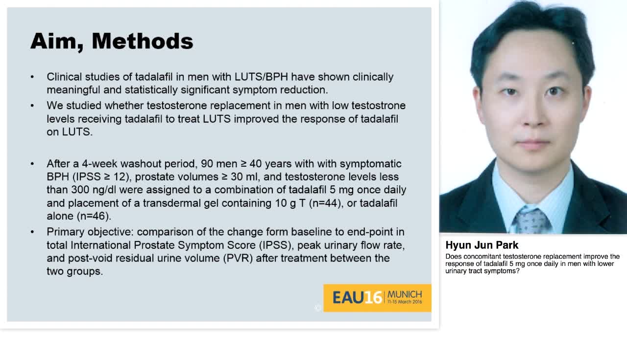 Does concomitant testosterone replacement improve the res-