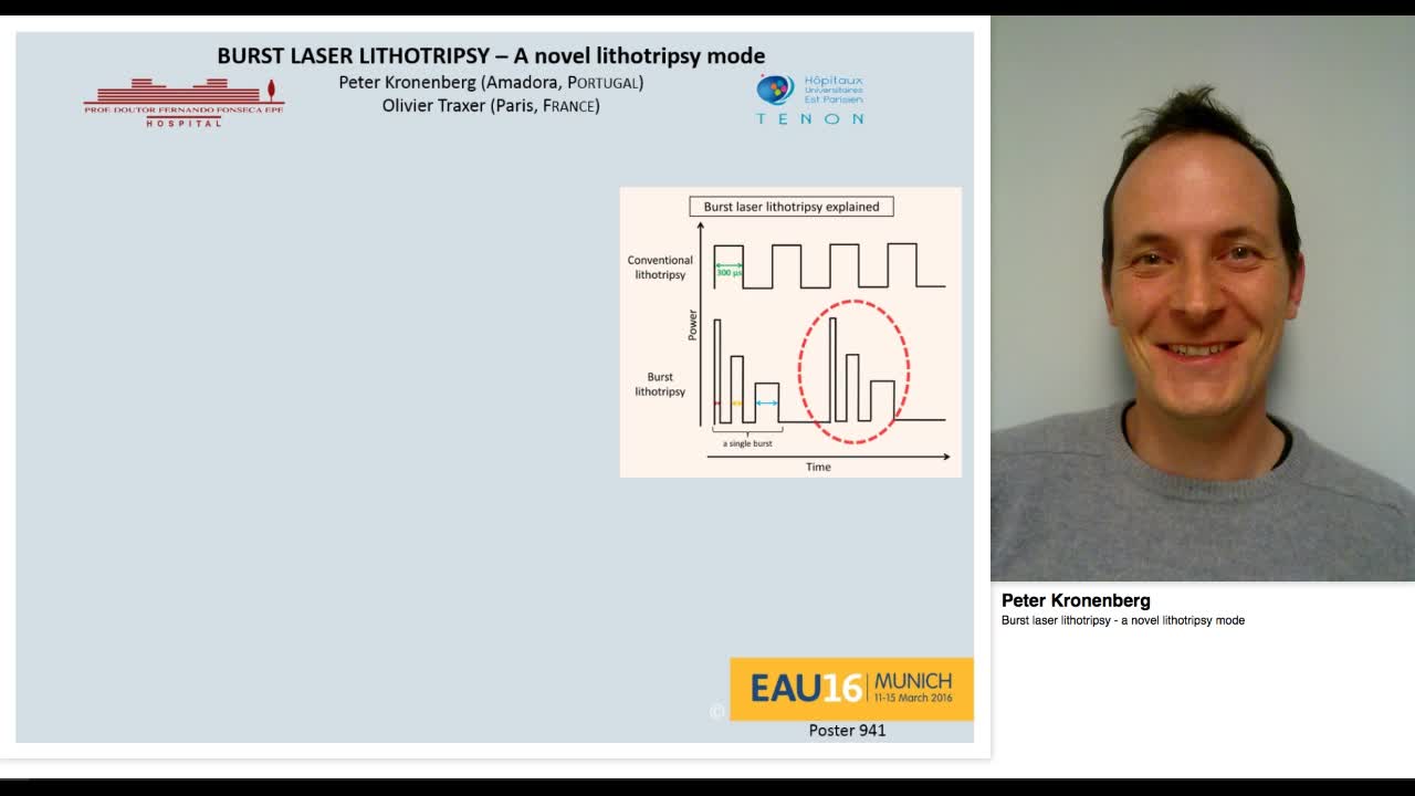 Burst laser lithotripsy - a novel lithotripsy mode