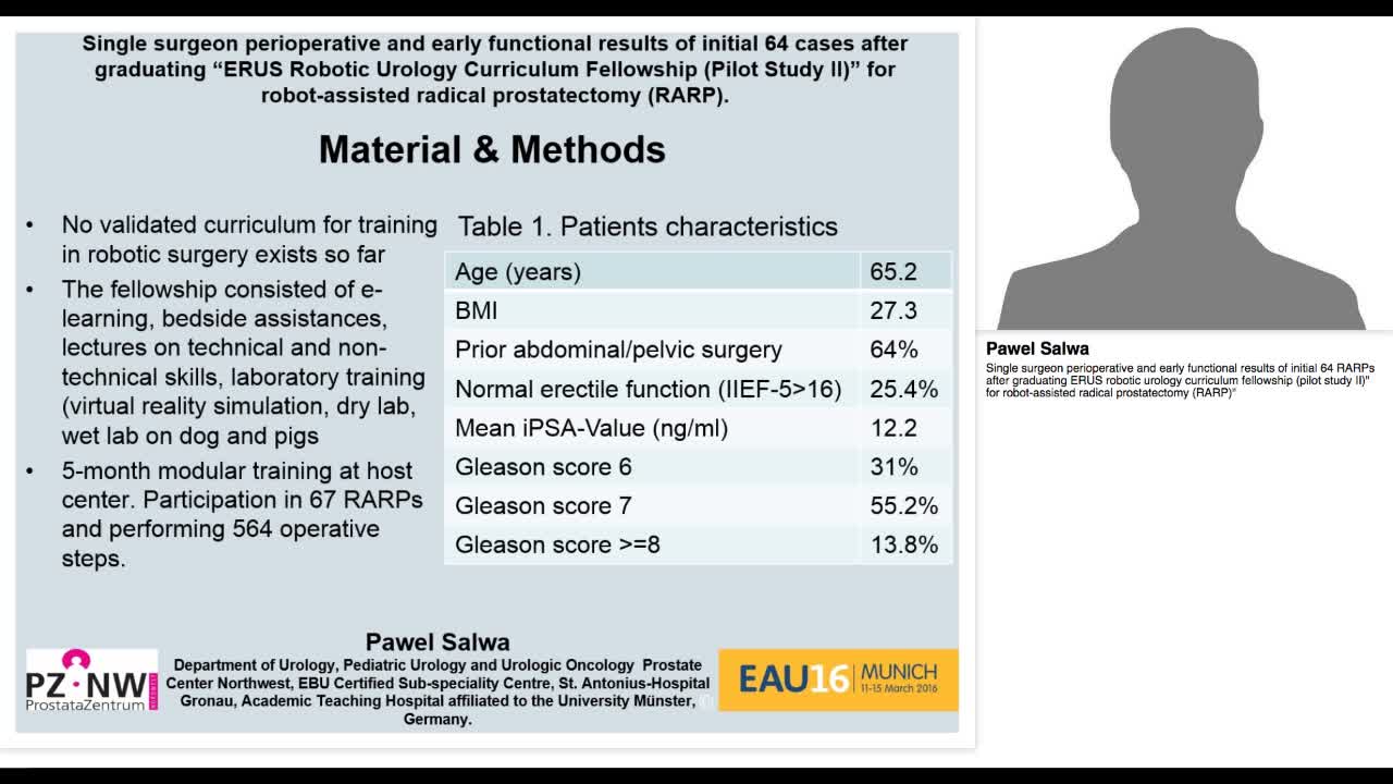 Single surgeon perioperative and early functional results-