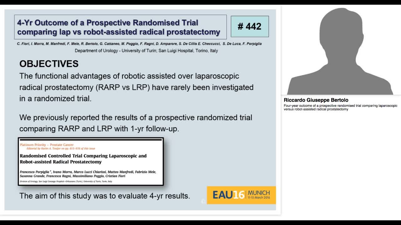 Four-year outcome of a prospective randomised trial compa-