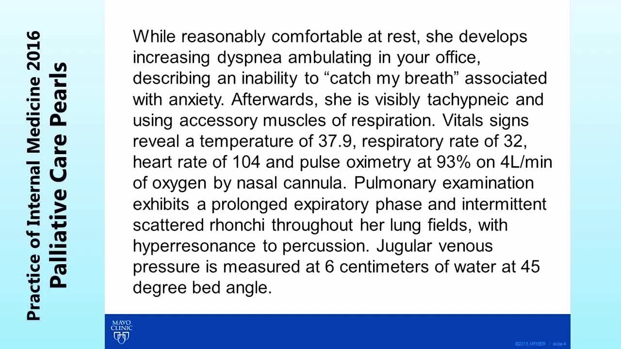 姑息治疗呼吸困难