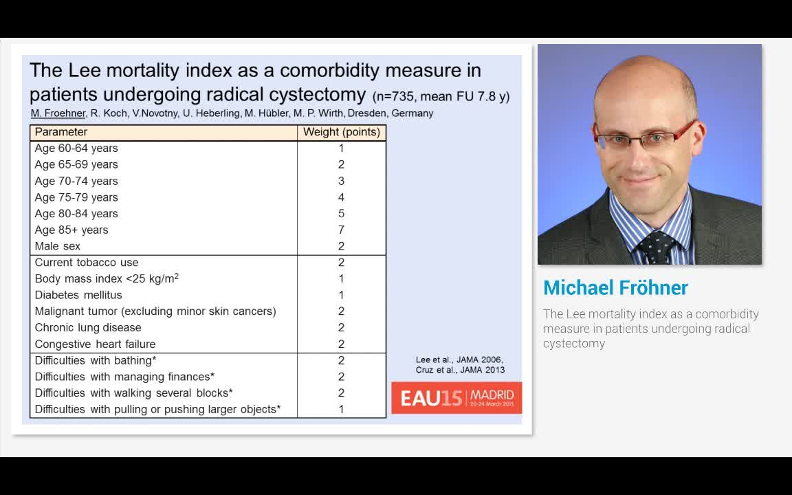 The Lee mortality index as a comorbidity measure in patie..-