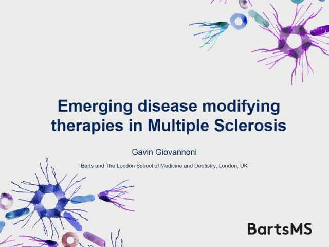 Emerging disease modifying therapies in multiple sclerosis