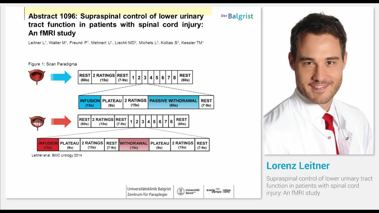 Supraspinal control of lower urinary tract function in pa..-