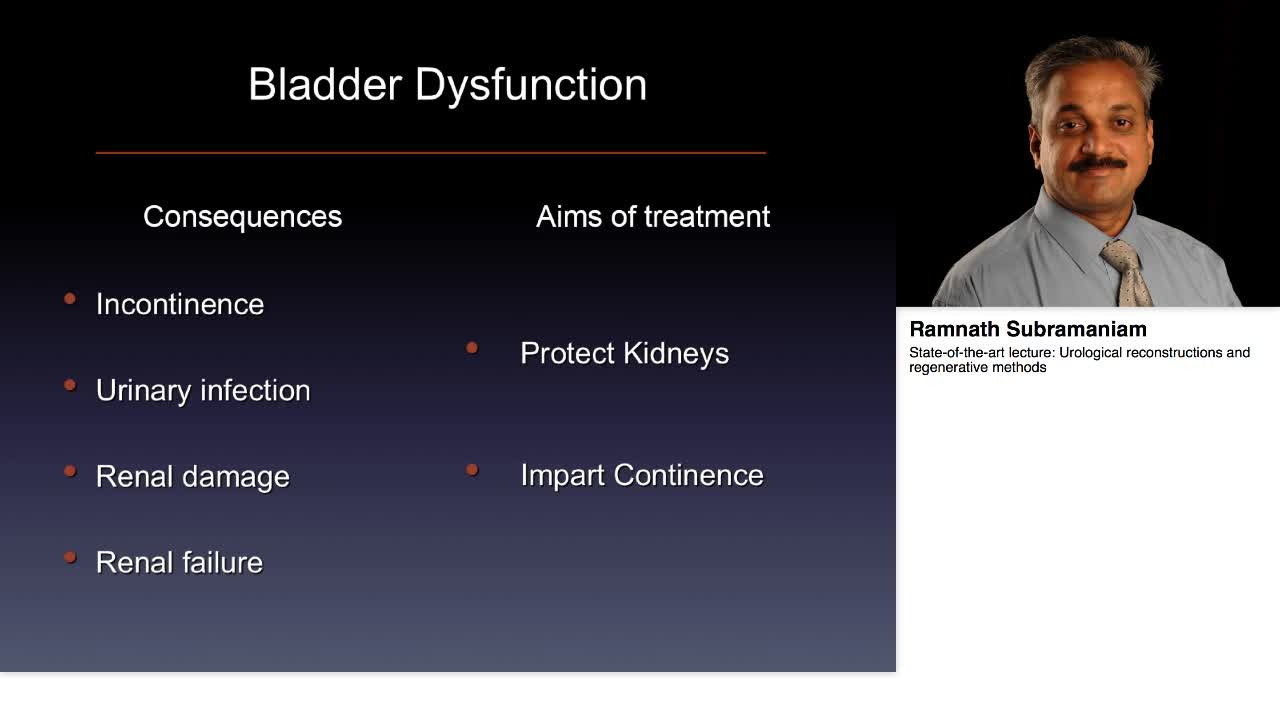 Urological reconstructions and regenerative methods