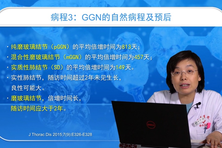 《结核和呼吸科频道》2019年第2讲（总第36讲）磨玻璃结节解读及指南进展（2）